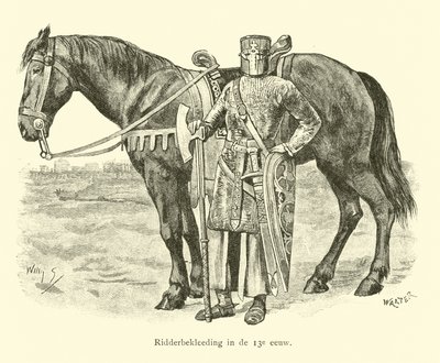 कवच में नाइट, 13 वीं शताब्दी द्वारा विलेम II स्टीलिंक